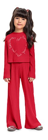 Conjunto Infantil Feminino Meia Estação Calça da Bee Loop