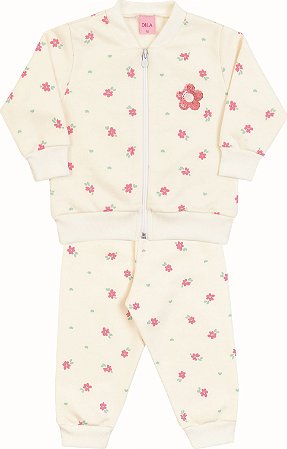 Conjunto Bebê Feminino Moletom Aberto