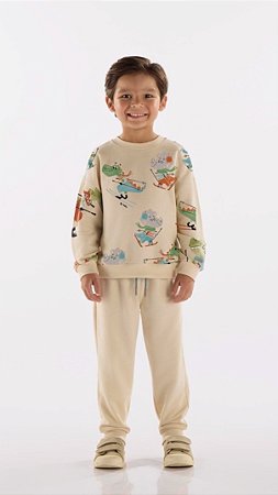 Conjunto Infantil de Menino da Up Baby Estampa Dinossauro