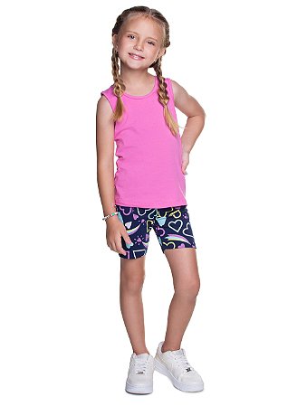 Bermuda Infantil Ciclista da Have Fun Estampada