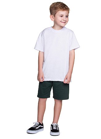 Camiseta Infantil da Have Fun Branca Básica