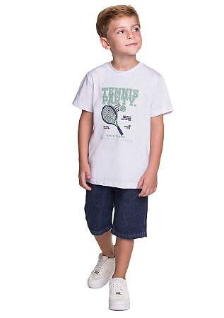 Conjunto Juvenil Masculino da Have Fun Bermuda Jeans