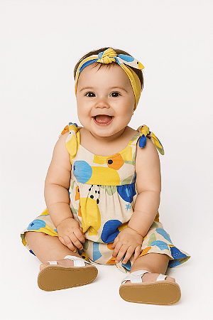 Banho de Sol de Bebê da Up Baby de Menina Algodão