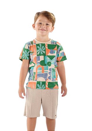 Conjunto Infantil Masculino da Up Baby Colorido