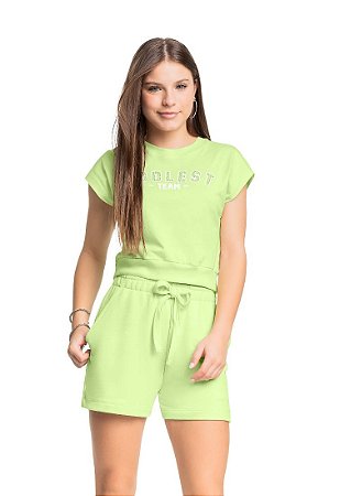Conjunto Juvenil Feminino da Gloss com Shorts Estiloso