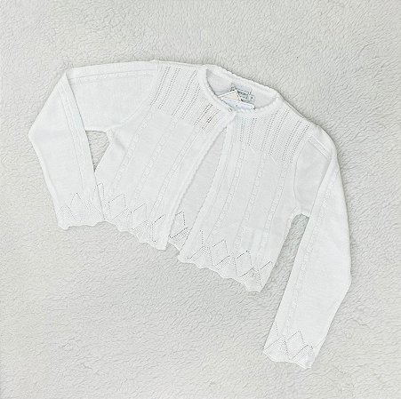 Bolero de Linha Infantil da Malharia da Noruega Tricô