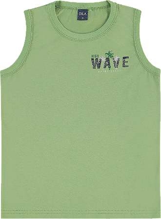 Camiseta Infantil Masculina Regata Algodão