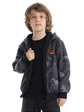 Jaqueta Infantil Juvenil Menino com Capuz