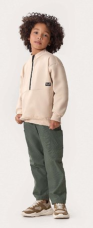 Conjunto Infantil Juvenil Masculino Blusão Moderno Dila