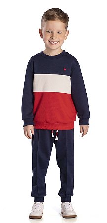 Conjunto Infantil Moletom Menino Arrumado