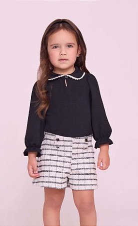 Conjunto Bambolina Menina Blusa e Shorts