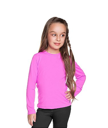 Camiseta Infantil UV 50+ Have Fun Pink