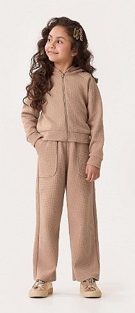 Conjunto Infantil Feminino Jaqueta e Calça Moletom