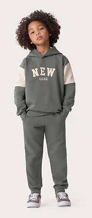 Conjunto Infantil Masculino Blusão Fechado Dila