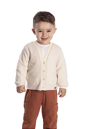 Casaco Pelinho Bebê Masculino Nini Bambini