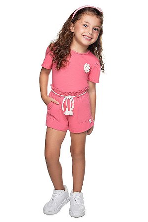 Conjunto Infantil Feminino Have Fun Shorts