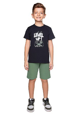 Conjunto Juvenil Masculino Have Fun Preto