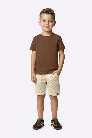 Conjunto Infantil Masculino Bermuda e Camiseta