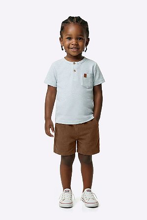 Conjunto Infantil Masculino Camiseta e Bermuda