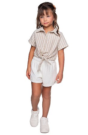 Conjunto Infantil Have Fun com Shorts Soltinho