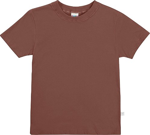 Camiseta Infantil Unissex Básica Algodão