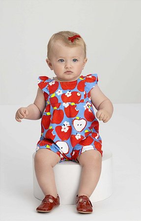 Banho de Sol Bebê Menina Up Baby Azul Royal