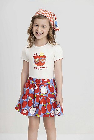 Conjunto Infantil Feminino Saia Up Baby