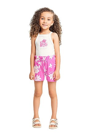 Conjunto Infantil Feminino Fresquinho Floral