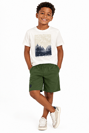 Conjunto Infantil Masculino Camiseta e Bermuda