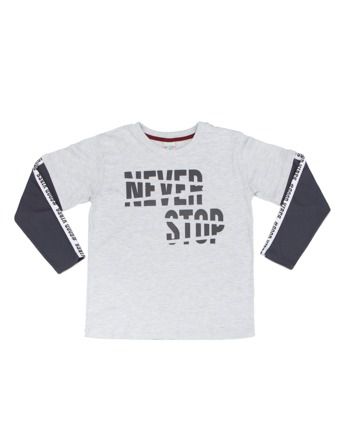 Camiseta Infantil de Manga Longa Never Stop da Have Fun
