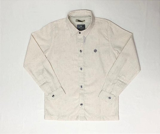 Camisa Juvenil Social Linho Misto da Machinho