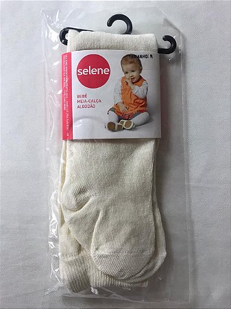 Meia-Calça de Bebê Lisa em Algodão da Selene - Tipinhos Moda Infantil e  Juvenil