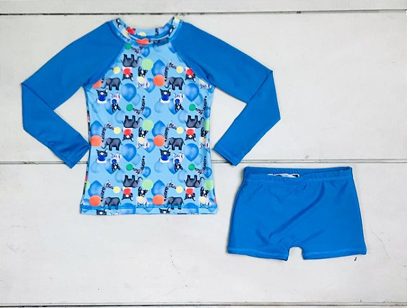 Conjunto Infantil Camiseta Proteção Solar e sunga Onda Kids - Tipinhos Moda  Infantil e Juvenil