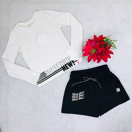 Conjunto Infantil com Shorts Moderninho da Animê