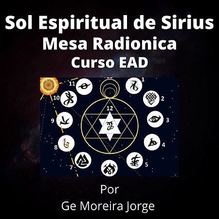 Curso EAD Mesa Radionica Sol Espiritual de Sirius