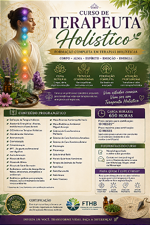 Curso EAD Formação Terapeuta Holístico