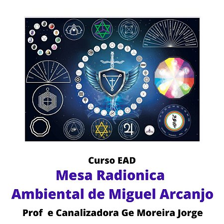 Curso EAD Mesa Radiônica Miguel Arcanjo para Ambientes