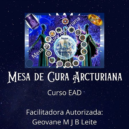 Curso EAD Mesa Radionica de Cura Arcturiana