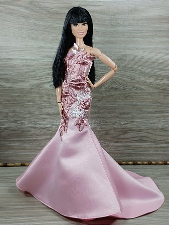 Longo básico com bordado - Barbie