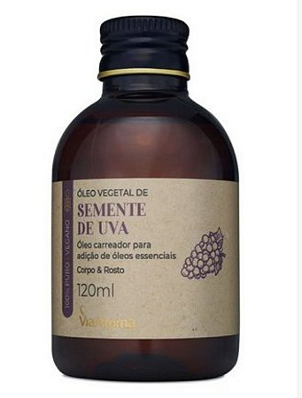 Óleo Vegetal De Semente de Uva – 120ml