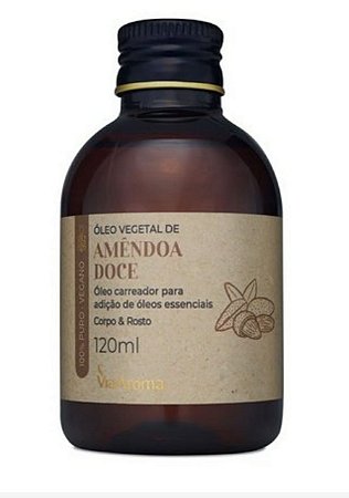 Óleo Vegetal De Amêndoa Doce – 120ml - ÚLTIMA UNIDADE VALIDADE 08/23 -