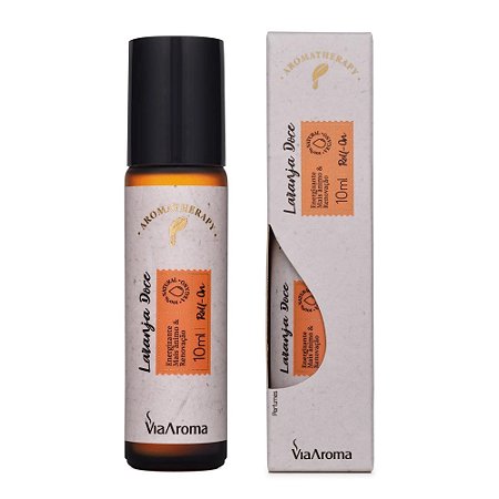 Roll-On Óleo Essencial Laranja Doce Via Aroma - 10ml - VIA AROMA