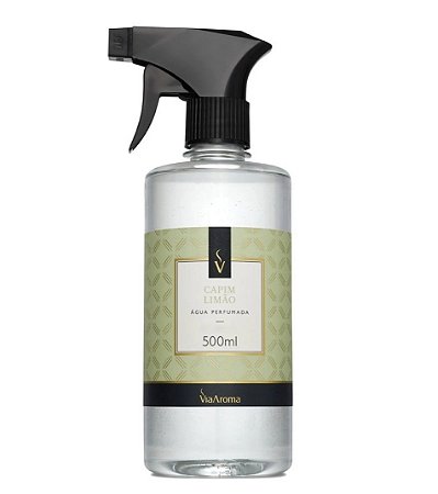 Água Perfumada Capim Limão Via Aroma - 500ml