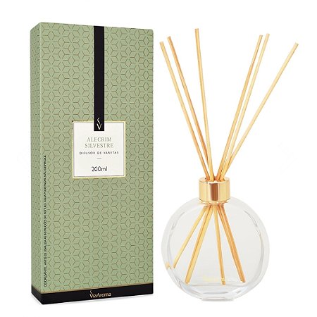 Difusor de Varetas Alecrim Silvestre Via Aroma - 200ml