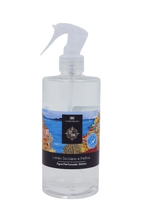Água perfumada Limão Siciliano e Peônia com óleo essencial - 500ml - VALIDADE 10/26