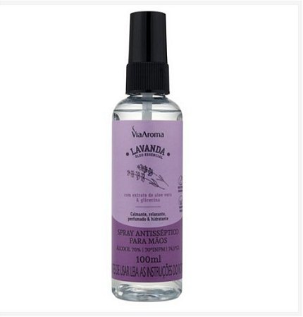 Spray Antisséptico Para Mãos - Lavanda