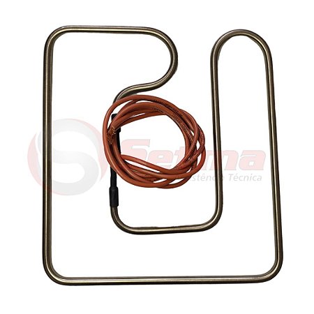 Resistência aço inox 0,9KW 220V tubular - Croydon