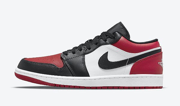 NIKE AIR JORDAN 1 LOW - " Bred Toe "