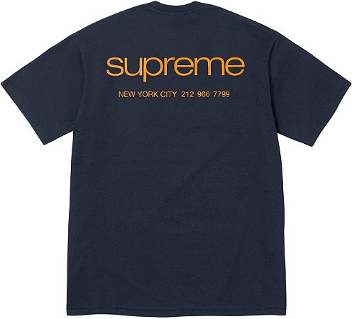 SUPREME - CAMISETA " NYC Tee Navy"