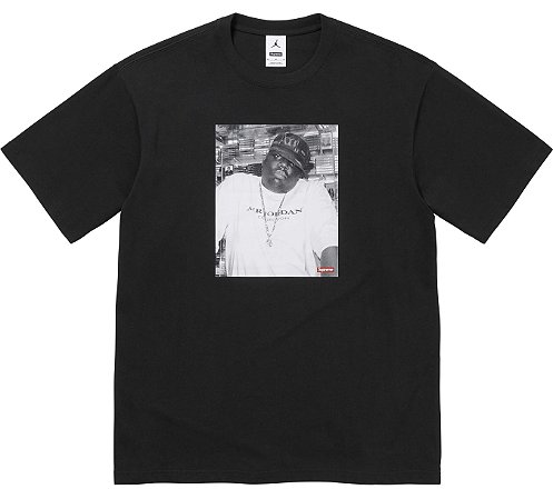 SUPREME x JORDAN x BIGGIE  - CAMISETA Black